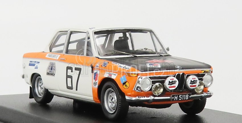 Trofeu BMW 2002ti N 67 Rally Montecarlo 1972 N.koob 1:43 Bílá Oranžová Černá