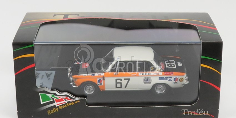 Trofeu BMW 2002ti N 67 Rally Montecarlo 1972 N.koob 1:43 Bílá Oranžová Černá