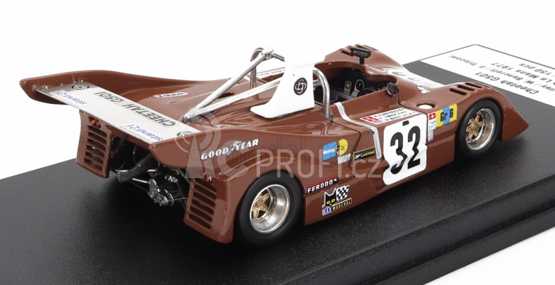 Trofeu Cheetah G501 Team Cheetah Racing Cars N 32 24h Le Mans 1977 Andre Chevalley - Wink Bancroft - Francois Trisconi 1:43 Hnědá Bílá