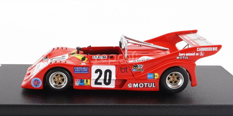 Trofeu Cheetah G601 Cosworth S4 Team Cheetah Racing N 20 24h Le Mans 1978 S.plastina - M.luini - J.d.grandjean 1:43 Red