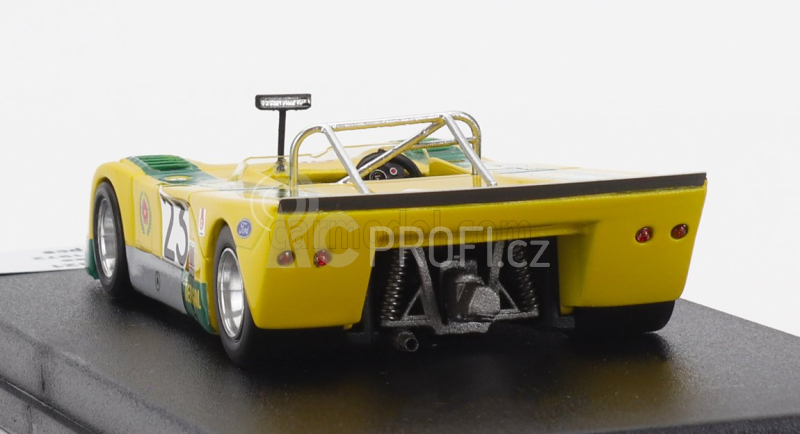 Trofeu Chevron B21 Fvc Cosworth N 23 Rally Vila Real 1972 Paco Josa 1:43 Žlutá Zelená