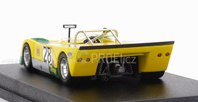 Trofeu Chevron B21 Fvc Cosworth N 28 Rally Vila Real 1972 Jose Juncadella 1:43 Žlutá Zelená