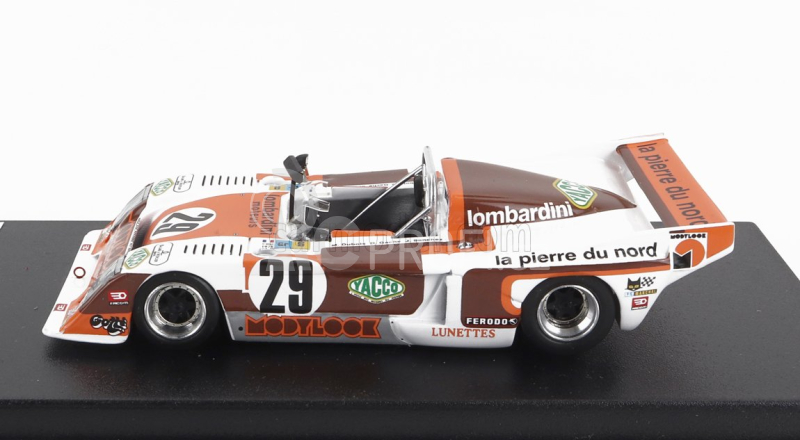 Trofeu Chevron B36b Simca 2.0l S4 Team Societe Racing N 29 24h Le Mans 1978 Michel Dubois - Daniel Gache - Julien Sanchez 1:43 Bílá Oranžová Hnědá