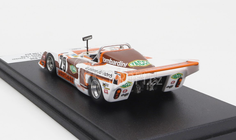 Trofeu Chevron B36b Simca 2.0l S4 Team Societe Racing N 29 24h Le Mans 1978 Michel Dubois - Daniel Gache - Julien Sanchez 1:43 Bílá Oranžová Hnědá
