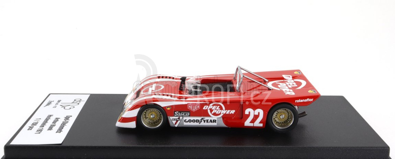 Trofeu Chevron Opel Steinmetz N 22 Hockenheim 1971 Arthur Blank 1:43 Červená Bílá