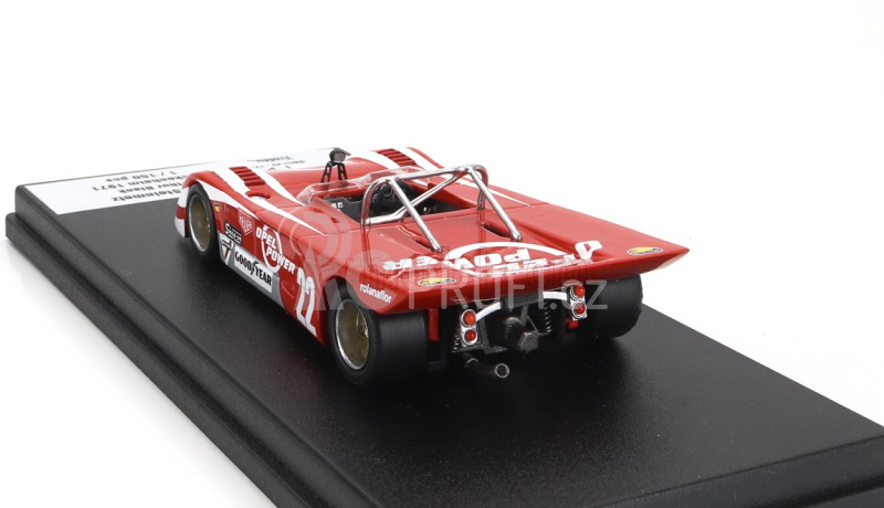 Trofeu Chevron Opel Steinmetz N 22 Hockenheim 1971 Arthur Blank 1:43 Červená Bílá