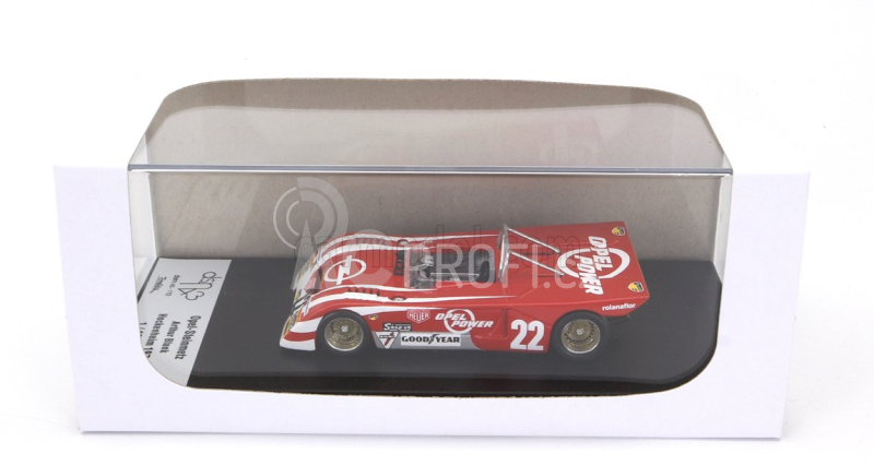 Trofeu Chevron Opel Steinmetz N 22 Hockenheim 1971 Arthur Blank 1:43 Červená Bílá