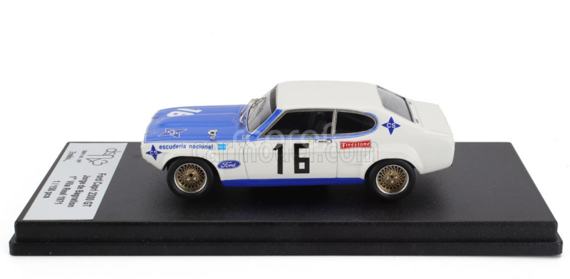 Trofeu Ford england Capri 2300 Gt N 16 Winner Rally Vila Real 1971 Jorge De Bragation 1:43 Bílá Modrá