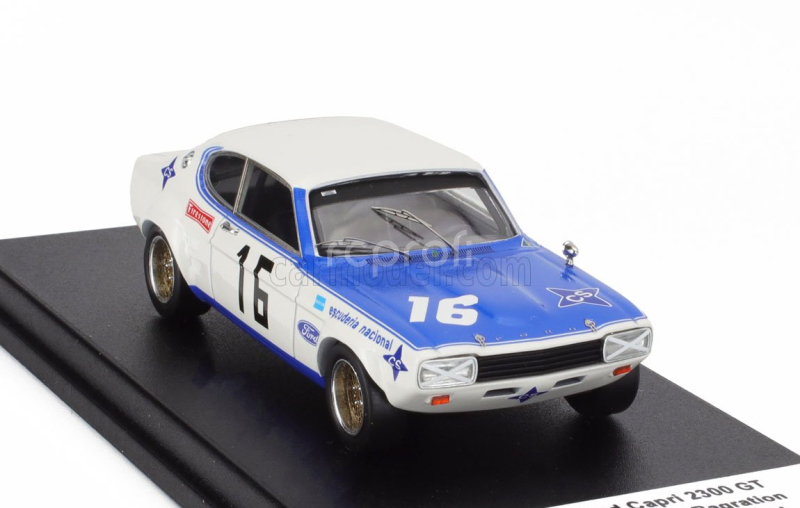 Trofeu Ford england Capri 2300 Gt N 16 Winner Rally Vila Real 1971 Jorge De Bragation 1:43 Bílá Modrá