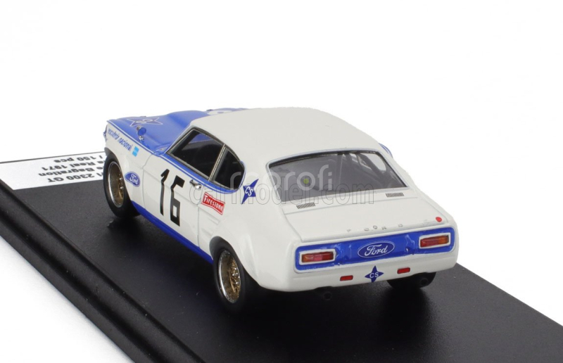 Trofeu Ford england Capri 2300 Gt N 16 Winner Rally Vila Real 1971 Jorge De Bragation 1:43 Bílá Modrá