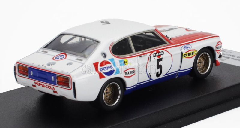 Trofeu Ford england Capri 2600 Rs Coupe N 5 24h Spa Francorchamps 1973 Jaime Mesia - Alberto Ruiz Gimenez 1:43 Bílá Červená