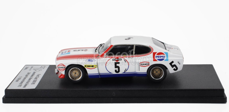 Trofeu Ford england Capri 2600 Rs Coupe N 5 24h Spa Francorchamps 1973 Jaime Mesia - Alberto Ruiz Gimenez 1:43 Bílá Červená