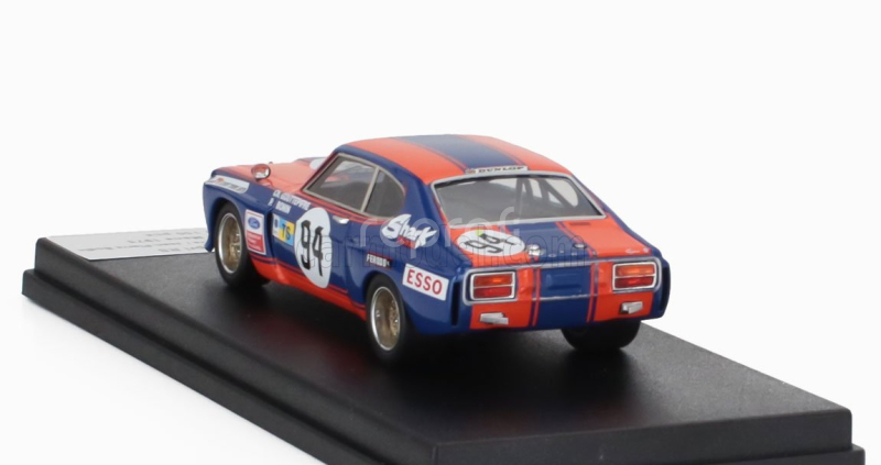 Trofeu Ford england Capri 2600 Rs Team Ecurie Tours Auto N 94 24h Le Mans 1975 Christian Gouttepiffre - Jean Pierre Bodin 1:43 Modrá Oranžová