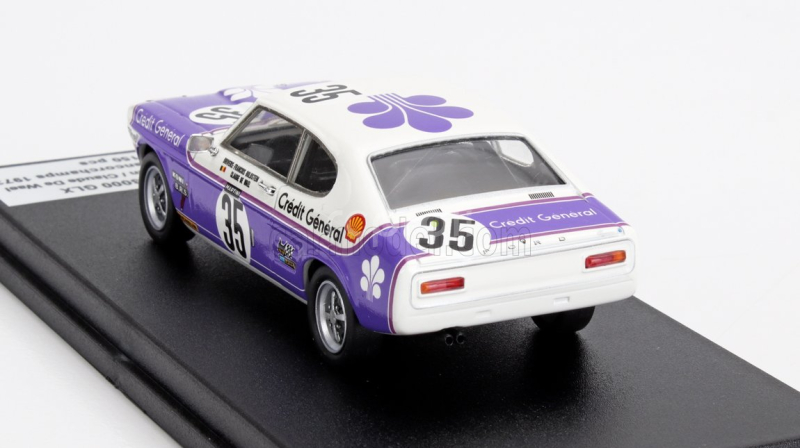 Trofeu Ford england Capri 3000 Glx N 35 24h Spa 1973 Francois Goldstein - Claude De Wael 1:43 Fialová Bílá