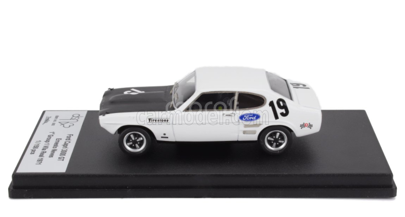 Trofeu Ford england Capri 3000 Gt Winner Gr.1 Rally Vila Real 1971 Ernesto Neves 1:43 Bílá Černá