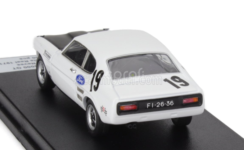 Trofeu Ford england Capri 3000 Gt Winner Gr.1 Rally Vila Real 1971 Ernesto Neves 1:43 Bílá Černá