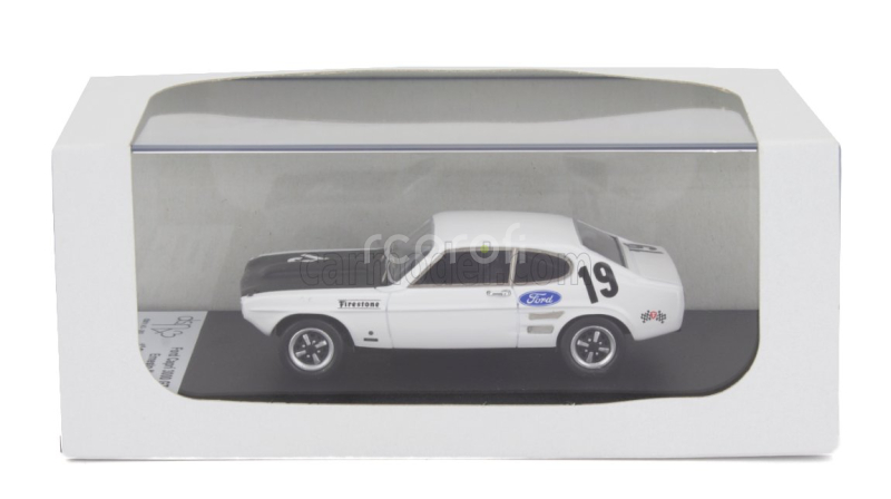 Trofeu Ford england Capri 3000 Gt Winner Gr.1 Rally Vila Real 1971 Ernesto Neves 1:43 Bílá Černá