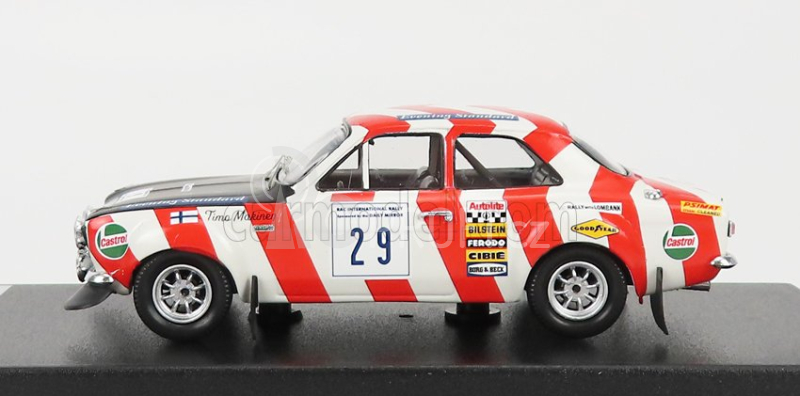 Trofeu Ford england Escort Mki N 29 Rally Rac Lombard (night Version) 1970 T.makinen 1:43 Bílá Červená Černá
