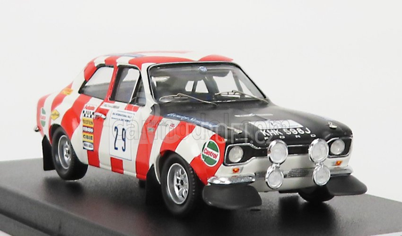 Trofeu Ford england Escort Mki N 29 Rally Rac Lombard (night Version) 1970 T.makinen 1:43 Bílá Červená Černá