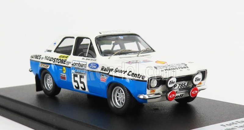 Trofeu Ford england Escort Mki N 55 Rally Rac 1974 J.taylor - J.chitty 1:43 Bílá Modrá