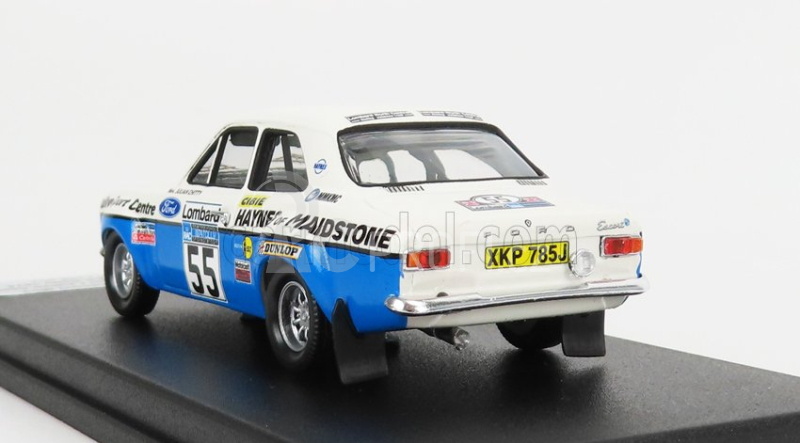 Trofeu Ford england Escort Mki N 55 Rally Rac 1974 J.taylor - J.chitty 1:43 Bílá Modrá