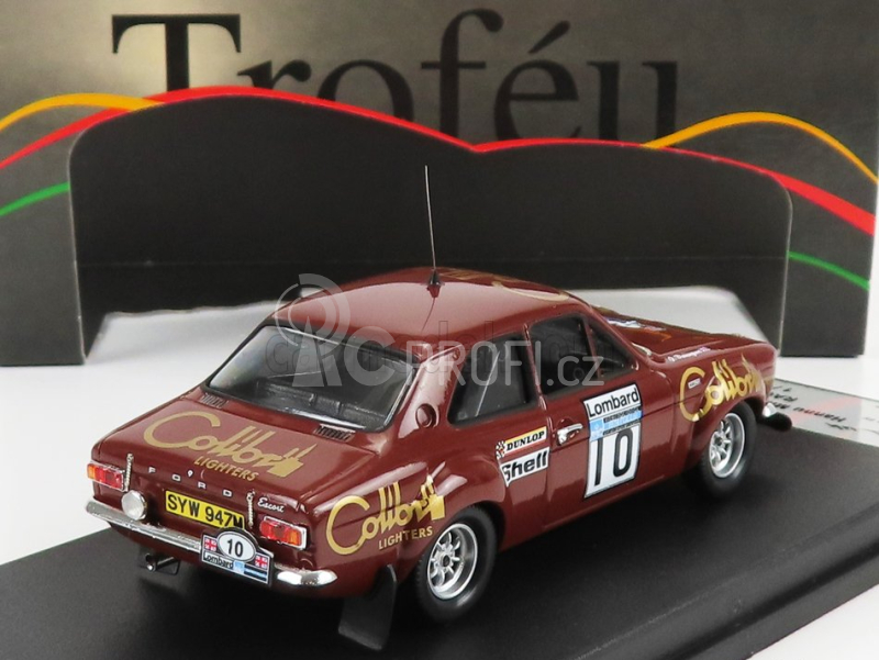 Trofeu Ford england Escort Mki (night Version) N 10 Rally Rac Lombard 1974 H.mikkola - J.davenport 1:43 Brown