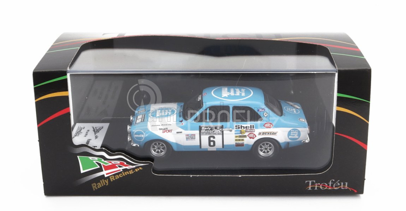 Trofeu Ford england Escort Mki (night Version) N 6 Rally Rac Lombard 1973 Hannu Mikkola - John Davenport 1:43 Světle Modrá Bílá