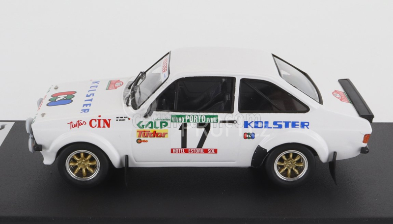 Trofeu Ford england Escort Mkii (night Version) N 17 Rally Portugal 1983 J.p.borges - R.bevilacqua 1:43 Bílá