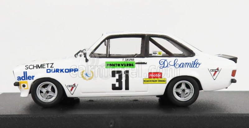 Trofeu Ford england Escort Mkii Rs 2000 N 31 2nd Rally Vila Do Conde 1981 F.gaspar 1:43 Bílá