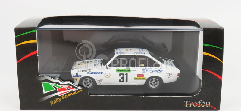 Trofeu Ford england Escort Mkii Rs 2000 N 31 2nd Rally Vila Do Conde 1981 F.gaspar 1:43 Bílá