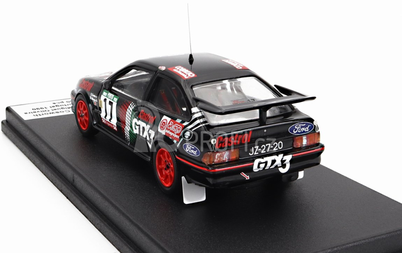 Trofeu Ford england Sierra Rs Cosworth N 17 9th Rally Portugal 1990 Joaquim Santos - Miguel Oliveira 1:43 Černá Červená