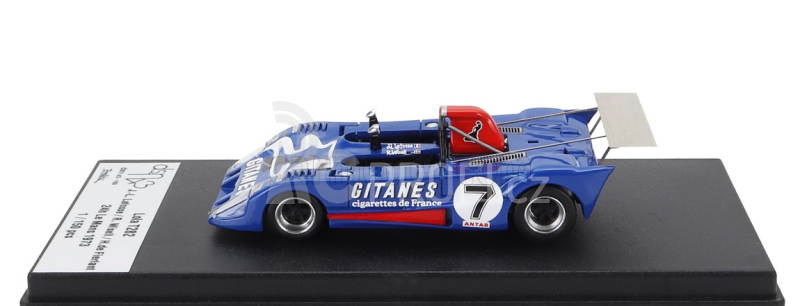 Trofeu Lola T282 Spider Team Equipe Gitanes N 7 24h Le Mans 1973 Jean Louislafosse - Reine Wissell - Hughes De Fierlandt 1:43 Blue