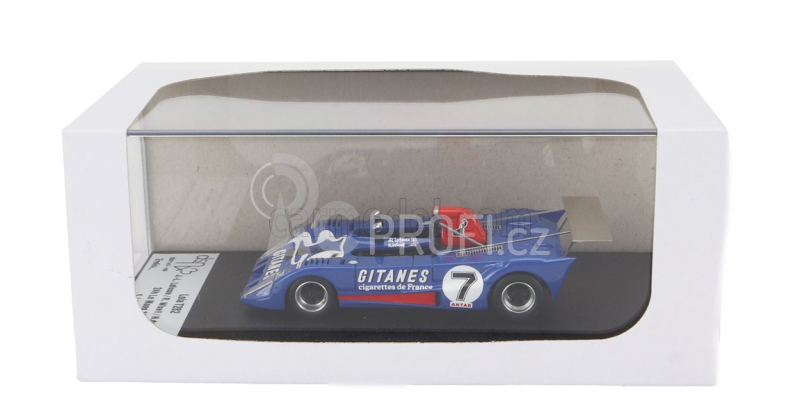 Trofeu Lola T282 Spider Team Equipe Gitanes N 7 24h Le Mans 1973 Jean Louislafosse - Reine Wissell - Hughes De Fierlandt 1:43 Blue