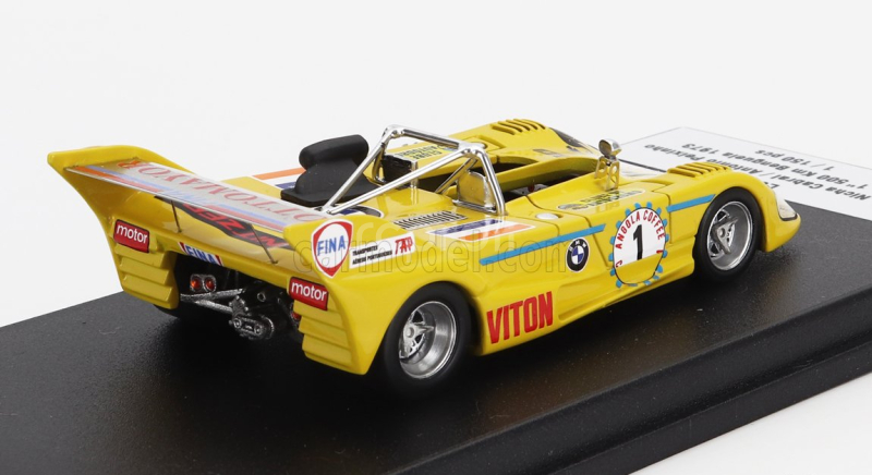 Trofeu Lola T292 N 1 Winner 500km Benguela 1973 Nicha Cabral - Antonio Peixinho 1:43 Žlutá