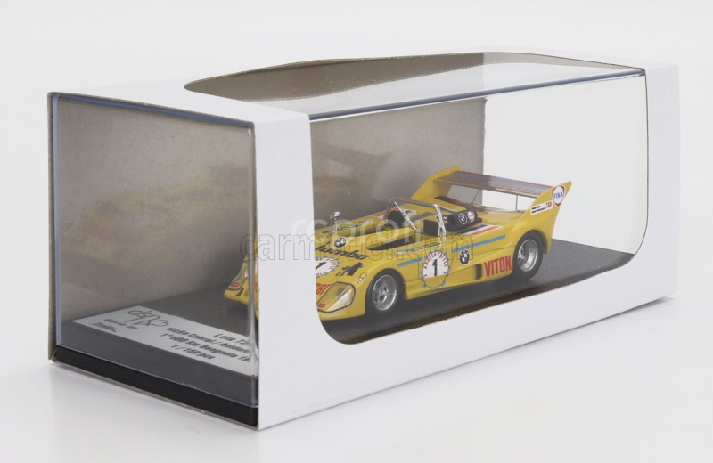Trofeu Lola T292 N 1 Winner 500km Benguela 1973 Nicha Cabral - Antonio Peixinho 1:43 Žlutá