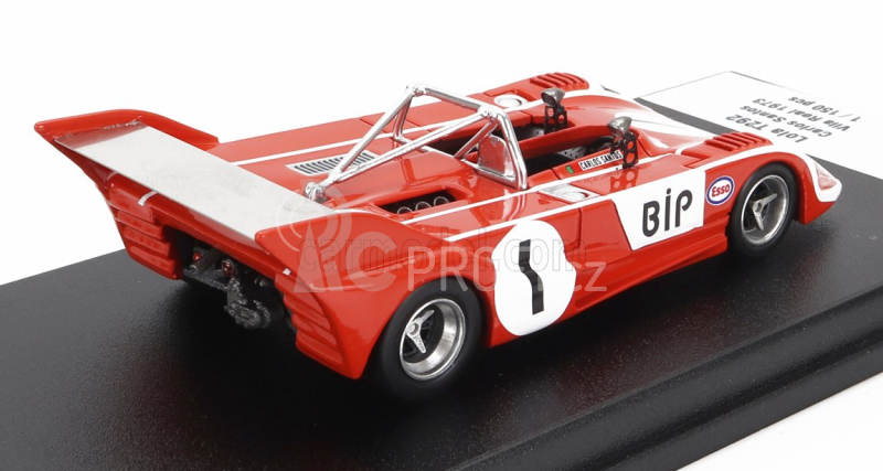 Trofeu Lola T292 Sider N 1 Rally Vila Real 1973 Carlos Gaspar 1:43 Oranžová Bílá