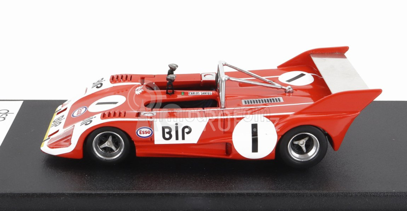 Trofeu Lola T292 Sider N 1 Rally Vila Real 1973 Carlos Gaspar 1:43 Oranžová Bílá