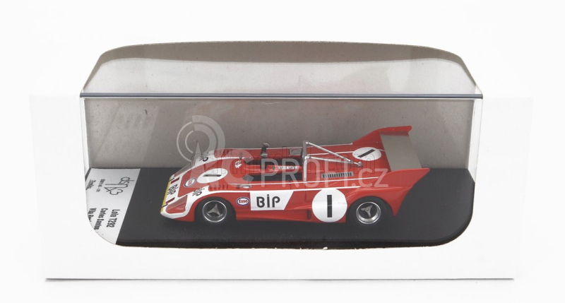 Trofeu Lola T292 Sider N 1 Rally Vila Real 1973 Carlos Gaspar 1:43 Oranžová Bílá