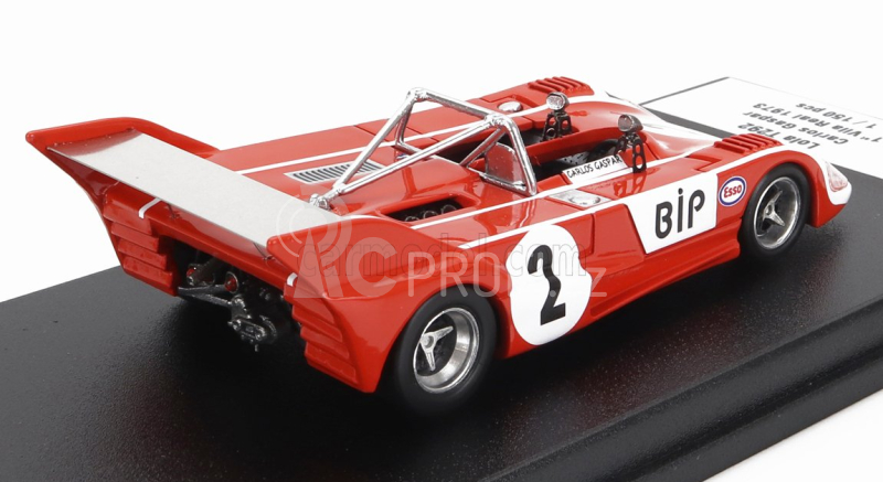 Trofeu Lola T292 Sider N 2 Winner Rally Vila Real 1973 Carlos Santos 1:43 Oranžová Bílá
