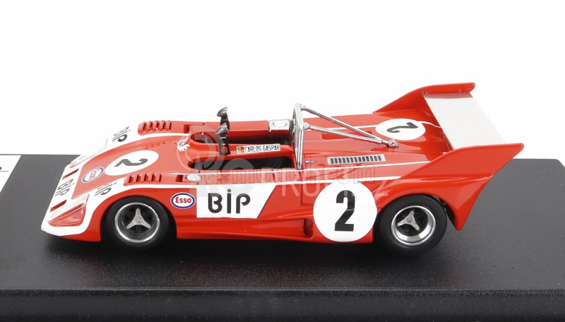 Trofeu Lola T292 Sider N 2 Winner Rally Vila Real 1973 Carlos Santos 1:43 Oranžová Bílá