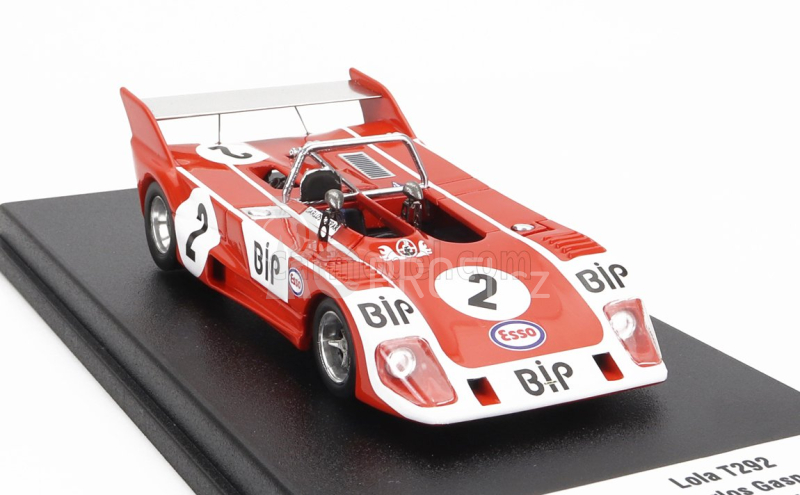 Trofeu Lola T292 Sider N 2 Winner Rally Vila Real 1973 Carlos Santos 1:43 Oranžová Bílá