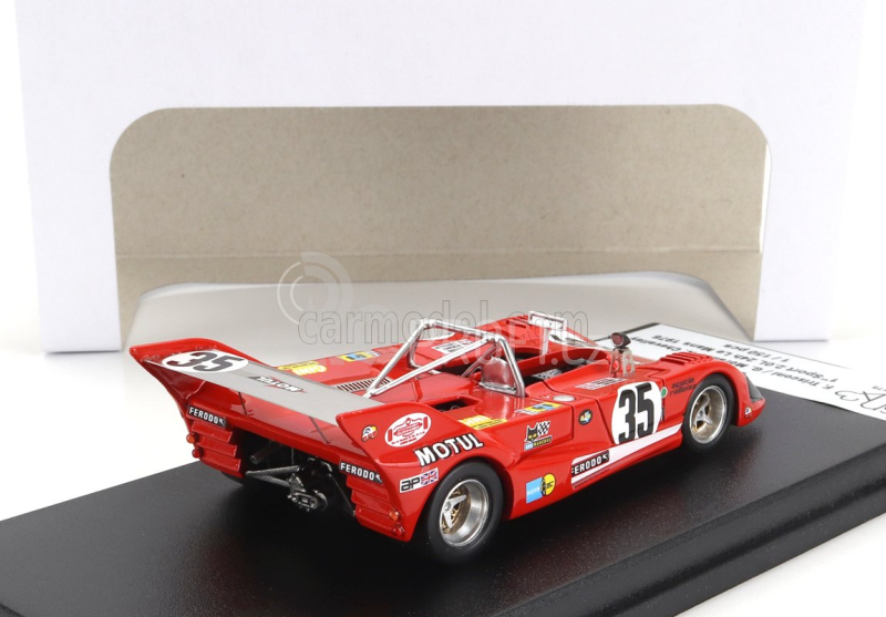 Trofeu Lola T292 Team George Morand N 35 Winner Class 24h Le Mans 1976 Francois Trisconi - Georges Morand - Andre Chevalley 1:43 Red