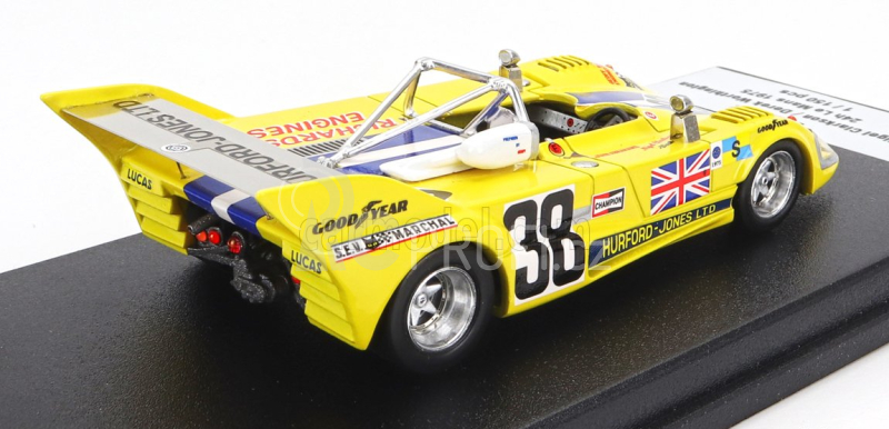 Trofeu Lola T292 Team Rays Racing N 38 24h Le Mans 1975 Nigel Clarkson - Derek Worthington 1:43 Žlutá