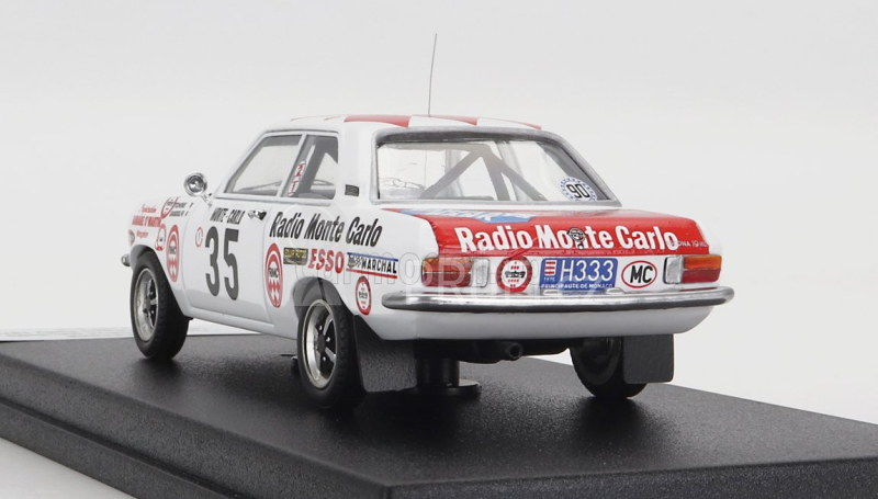 Trofeu Opel Ascona N 35 Rally Montecarlo 1975 Tchine - P.gandolfo 1:43 Bílá Červená