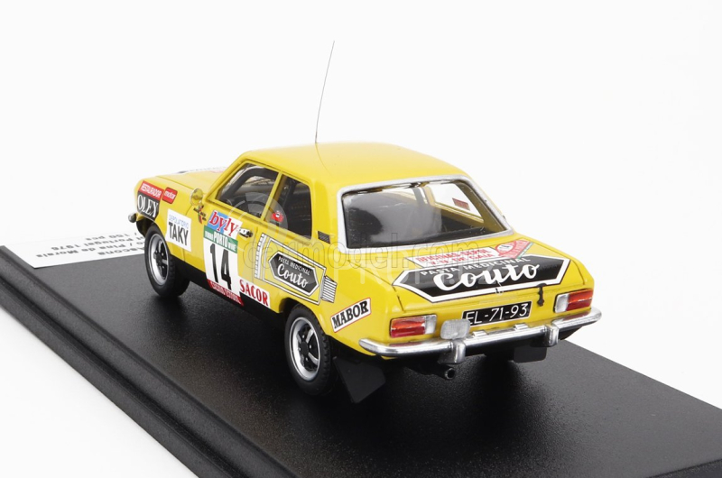 Trofeu Opel Ascona (night Version) N 14 9th Rally Portugal 1976 Manuel Inacio - Pina De Morais 1:43 Žlutá