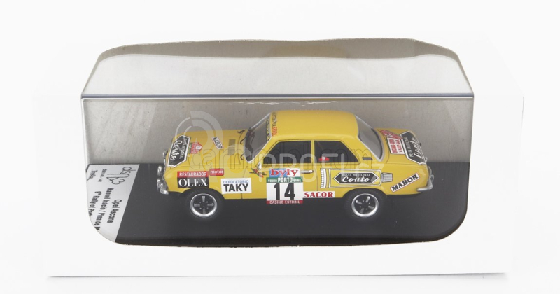 Trofeu Opel Ascona (night Version) N 14 9th Rally Portugal 1976 Manuel Inacio - Pina De Morais 1:43 Žlutá