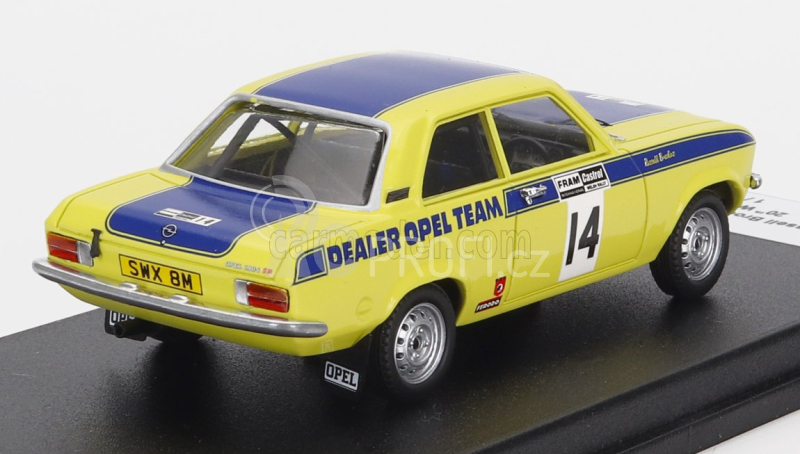 Trofeu Opel Ascona (night Version) N 14 Rally Welsh 1974 R.brookes - R.h.evans 1:43 Žlutá Modrá