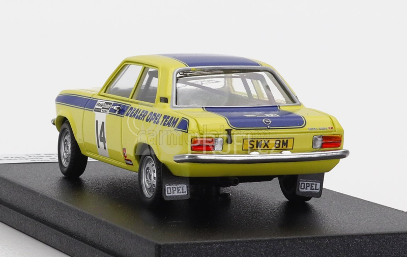 Trofeu Opel Ascona (night Version) N 14 Rally Welsh 1974 R.brookes - R.h.evans 1:43 Žlutá Modrá