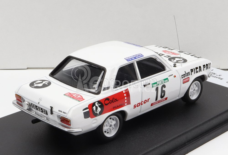 Trofeu Opel Ascona (night Version) N 16 Rally Portugal 1976 S.mendes - J.nobre 1:43 Bílá