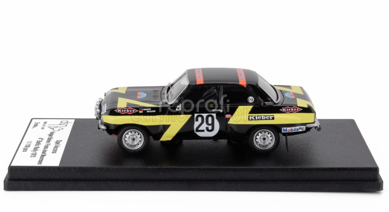 Trofeu Opel Ascona (night Version) N 29 Rally Baltic 1975 Holgher Bohne - Franz Josef Moormann 1:43 Černá Žlutá